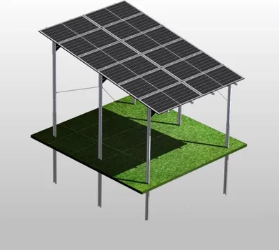 Produktbild von Carport PV Photovoltaik 6,5x3,5m Einzelcarport freistehend