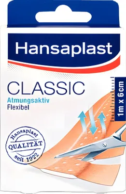 Zdjęcie produktu dla Hansaplast Classic 1 m x 6 cm, 10 odcinków