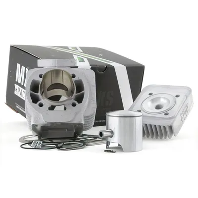 Zdjęcie produktu dla Mxs Racing Aluminiowy Zestaw Cylindrów 70Cc Z Otworem 47,6 Mm I Piastą 12 Mm Do Pionowych Silników Minarelli.