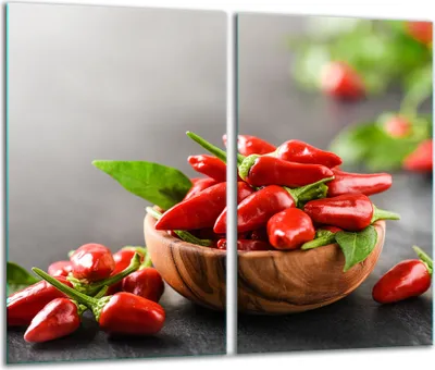 Obrázok produktu pre Kryt varnej dosky 2 kusy 30x52 keramický kryt varnej dosky sklo chili