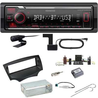 Produktbild von Kenwood KMM-BT408DAB Bluetooth Digitalradio USB Einbauset für Ford KA RU8