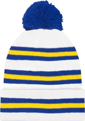 Produktbild von Fan Originals - "Leeds" Mütze, Bommel GF877 (Einheitsgröße) (Weiß/Blau/Gelb)