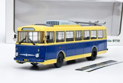 Produktbild von Skoda 9 TR Trolleybus blau / gelb - Modimio 1:43