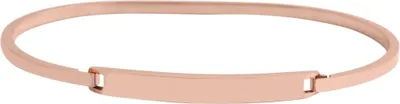 Produktbild von Akzent Armreif aus Edelstahl in roségoldfarbig mit IP Roségold-Beschichtung