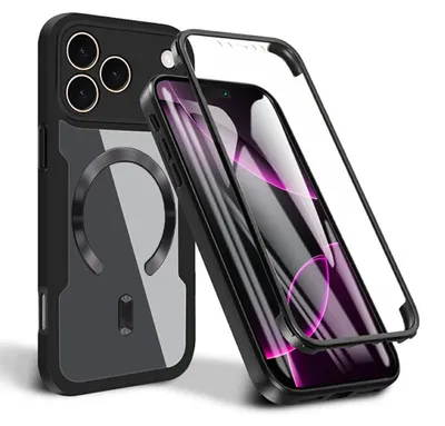 Produktbild von Techsuit - ColorVerse 360 MagSafe Displayschutz + Schutzhülle für iPhone 17 Pro – schwarz