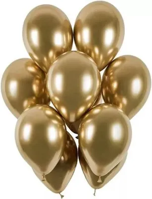 Produktbild von Premium Chromballons Gold 14 Zoll, 25er Pack