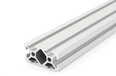 Produktbild von Länge 300mm - Aluminiumprofil 20x40L I-Typ Nut 5 (leicht), silber eloxiert. Aluminium Profil 20x40 Alu Profil 20 x 40 Montage- Systemprofil