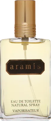 A bottle of Aramis eau de toilette.