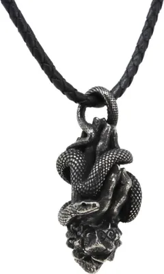 Produktbild von Lederkette Edelstahlkette 316L JESUS HÄNDE 60 cm Leder 05-06