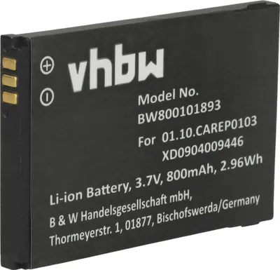 Produktbild von vhbw Akku kompatibel mit Doro HandlePlus 334 Handy Smartphone Telefon (800 mAh, 3,7 V, Li-Ion)