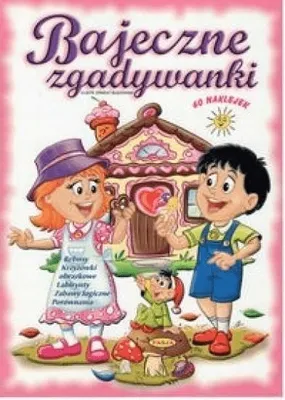Zdjęcie produktu dla Zagadki Książka dla Dzieci Edukacyjna z Naklejkami