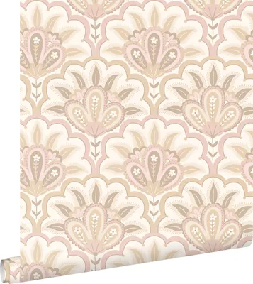 Obrázek produktu pro ESTAhome tapeta orientální barokní motiv béžová a růžová 50 x 900 cm