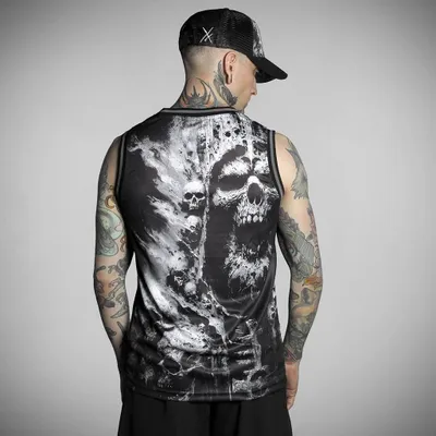 Produktbild von Hyraw Basketball Tank Top - Undead King XL