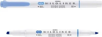 Obrázek produktu pro Zvýrazňovač "Mildliner Cool & Refined", modrá, oboustranný, 1,0/3,5 mm, ZEBRA