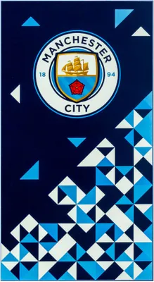 Obrázek produktu pro Manchester City FC - Badetuch, díl TA11701 (140 cm x 70 cm) (Blau/Marineblau/Weiß)
