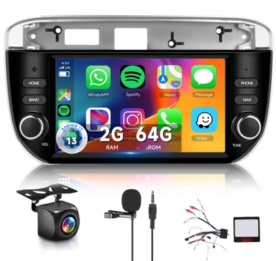 Productafbeelding van Carplay Autoradio voor 2012-2015 | Android Autoradio, 7 Inch Touchscreen, GPS, RDS/FM, Bluetooth, USB + Achteruitrijcamera