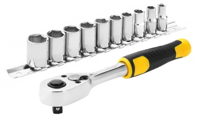 Image de STANLEY Jeu De Cliquet Et Douilles 1/4" - STMT82666-0