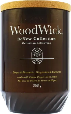 Obrázok produktu pre WoodWick - ReNew Ginger & Turmeric Candle ( zázvor a kurkuma ) - Vonná svíčka 368.0g