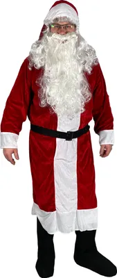 Produktbild von Premium Weihnachtsmann Mantel, 6-teilig, Größe:L