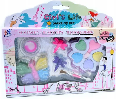 Produktbild von Kinder Schminkset Beauty Make-Up Koffer für Mädchen - Kreatives Spielzeug Kosmetikset