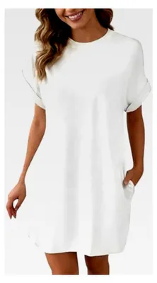 Produktbild von Damen Sommerkleid knielang mit Spaghettiträgern und V-Ausschnitt