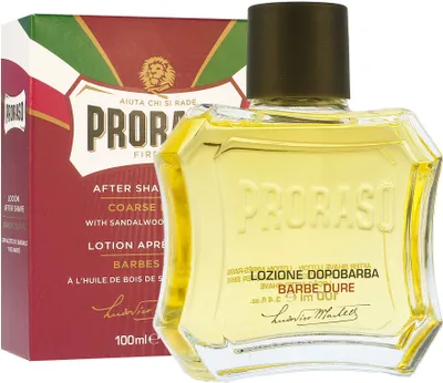 PRORASO After Shave Balsam Weiße Linie – 100 Ml, Beruhigender Balsam Nach Der Rasur