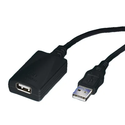Image de ROLINE Rallonge USB 2.0 noire 5m (12.04.1089)