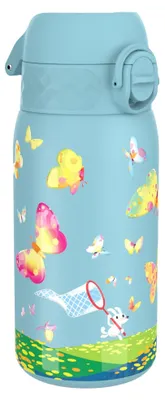 Produktbild von ion8 Isolierte Edelstahl-Trinkflasche, 320 ml, Auslaufsicher, Einhandöffnung, Si