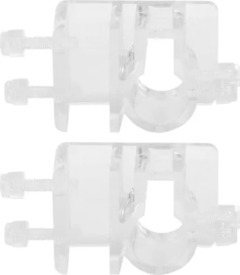 Produktbild von 2 Stück Acryl Schlauchhalter, Transparente Aquarium Rohrklammer, Für Wasserleitungen 12-16mm