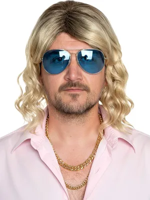 Produktbild von 80er Jahre Föhnwellen Perücke blond-braun