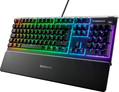 Image de SteelSeries Apex 3 - Clavier gaming - Éclairage RGB à 10 zones - Système magnétique premium