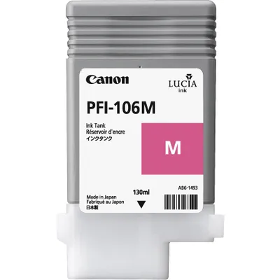 Produktbild von Canon PFI-106 M, Foto magenta, Tinte auf Farbstoffbasis, 1 Stück(e)