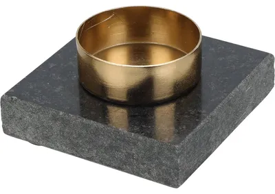 Produktbild von Teelichthalter, Marmor-Untersetzer, 7 cm