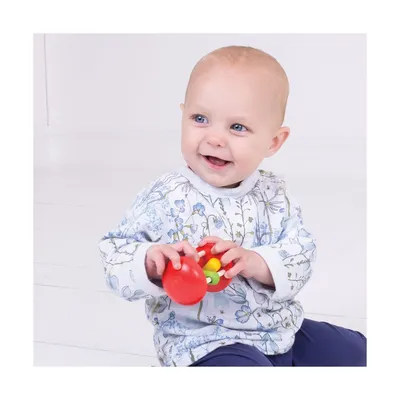 Productafbeelding van BigJigs houten grijpspeelgoed, regenboogroller, sensorisch speelgoed voor baby's