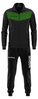 Produktbild von Givova Visa Trainingsanzug Schwarz M Schwarz M
