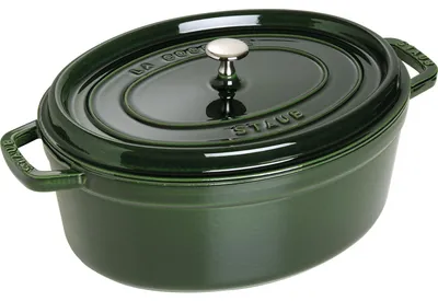 Zdjęcie produktu dla Staub - Garnek żeliwny owalny La Cocotte 3,2L Zielony