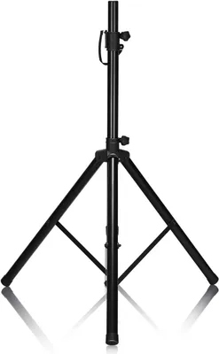 Produktbild von Lautsprecherständer, Dreibein-Stativ für Lautsprecher, höhenverstallbare Universal-Stativhalterung bis zu 181 cm, geeignet für Konzertsal & Konferenzraum & Aufnahmestudio, robuster Stahl