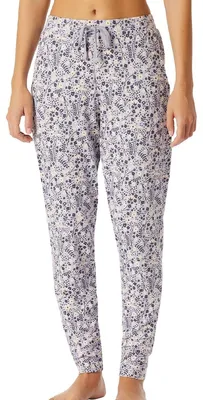 Produktbild von Schiesser Mix & Relax Schlafanzug Hose Elastischer Bund mit Bindeband, Weiche elastische Single-Jersey-Qualität, Bündchen am Bein für guten Sitz