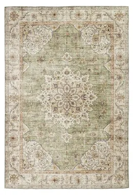 Produktbild von Vintage Gartenteppiche - Santo Medaillon Grün