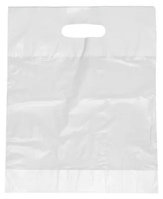 Produktbild von Papstar Griffloch-Tragetaschen HDPE