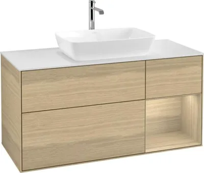 Produktbild von Villeroy & Boch F831PCPC Waschbeckenunterschrank Finion F83