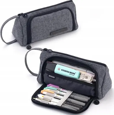 Produktbild von Multifunktionale Leinentasche Graphit PR05CZ, Violett, 100% Polyester, 21x10,5x8,5 cm