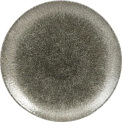 Produktbild von CHURCHILL Raku Quartz Black Teller flach, coup, ø: 260 mm