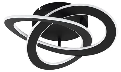 Obrázek produktu pro Eglo 99395 ROLIMARE LED stropní svítidlo 35W 420x400mm černá bílá neutrální bílá