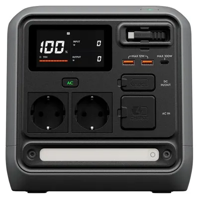 Produktbild von DJI Power 1000 Mini, Lithium, AC, Gleichstrom, Solar, Zigarettenanzünder, 1008 Wh, 1000 W, 12 W, 100 W