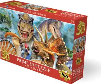 Zdjęcie produktu dla Puzzle PRIME 3D Dinozaur Selfie 3D 100 elementów