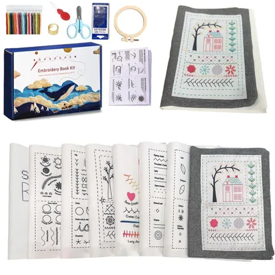 Stick-Set für Anfänger, DIY-Stickerei, Komplett-Set, Geschenk