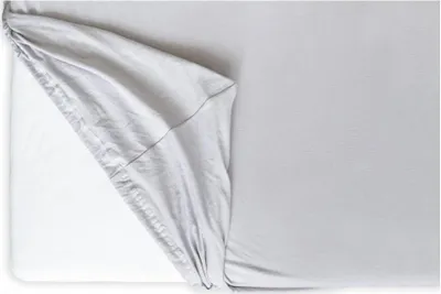 Produktbild von Premium-Jersey-Elasthan-Spannbetttuch, hellgrau, 60 x 120 cm