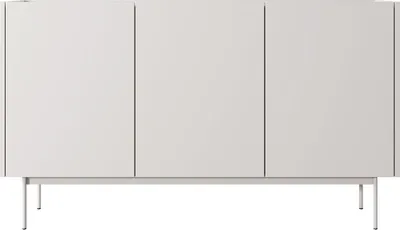 Produktbild von Kommode COLOR 144 cm mit 3 Türen Sideboard Metallbeine Kaschmir