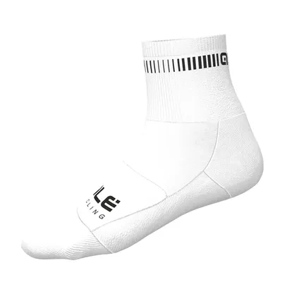 Immagine prodotto di Calzini da ciclismo Alé Classic - LOGO Q-SKIN - Bianco M